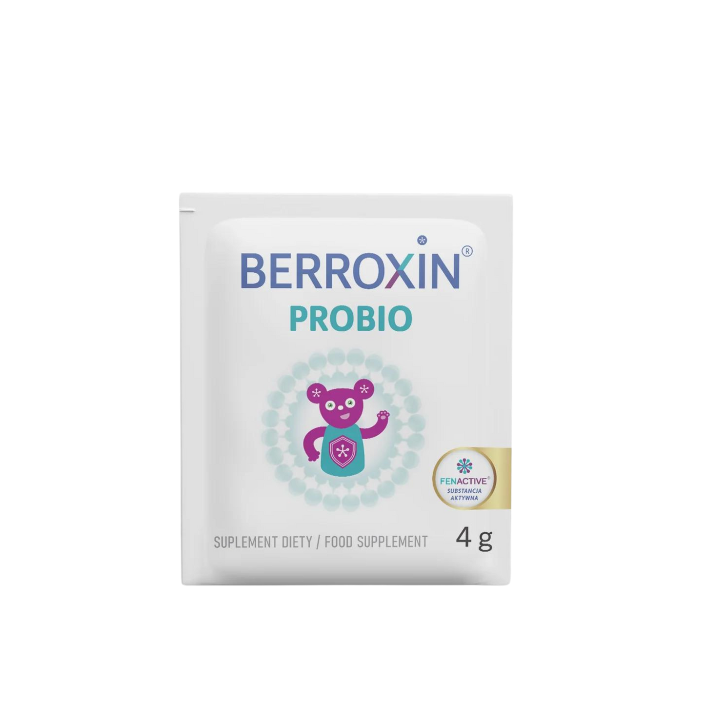 PROBIOTIC COPII cu vitamina C Lipozomala, fibre acacia si extracte de aronia si soc negru - BERROXIN® PROBIO – 20 plicuri